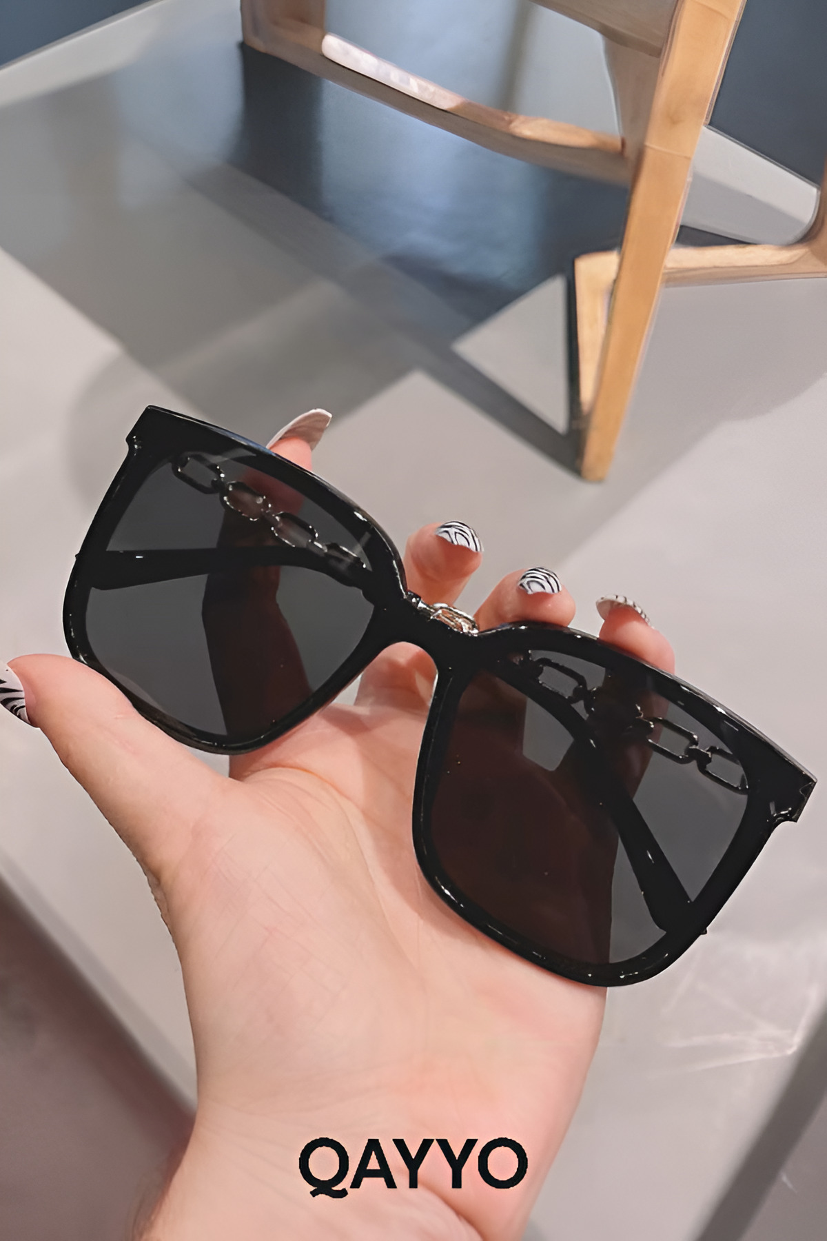 Boom Unisex Siyah 2025 Yılı Metal Yeni Sezon Güneş Gözlüğü